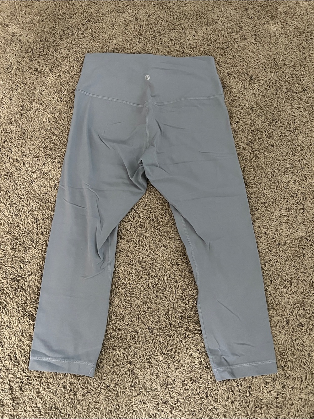 lululemon athletica Women’s High-Rise Cropped Leggings in Slate Blue Gray color